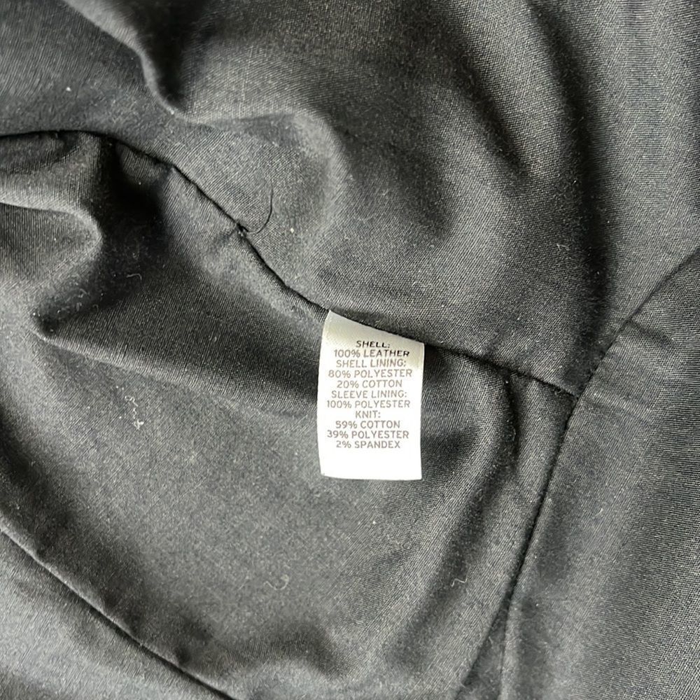 Hinge Black Leather Jacket Small - Picture 3 of 4